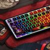 122 who is Undercover Four-Sided Side Light-transmitting Crystal Pudding hot Sublimation PBT Personalized keycaps MSA Height Keyboard Cap view 4