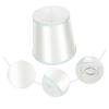 Cabilock Chic Cloth Lampshade Light Cover Accessory for Creative Ceiling Fixtures Simple Installation Eye-caring Design Suitable for Various Home Styles view 4