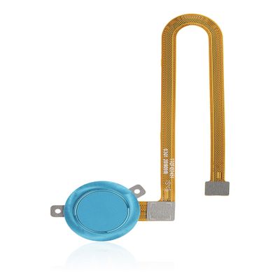 Best Shopper - Replacement Fingerprint Reader with Flex Cable Compatible for Motorola Moto G8 Power Lite (XT2055 / 2020) (Arctic Blue)