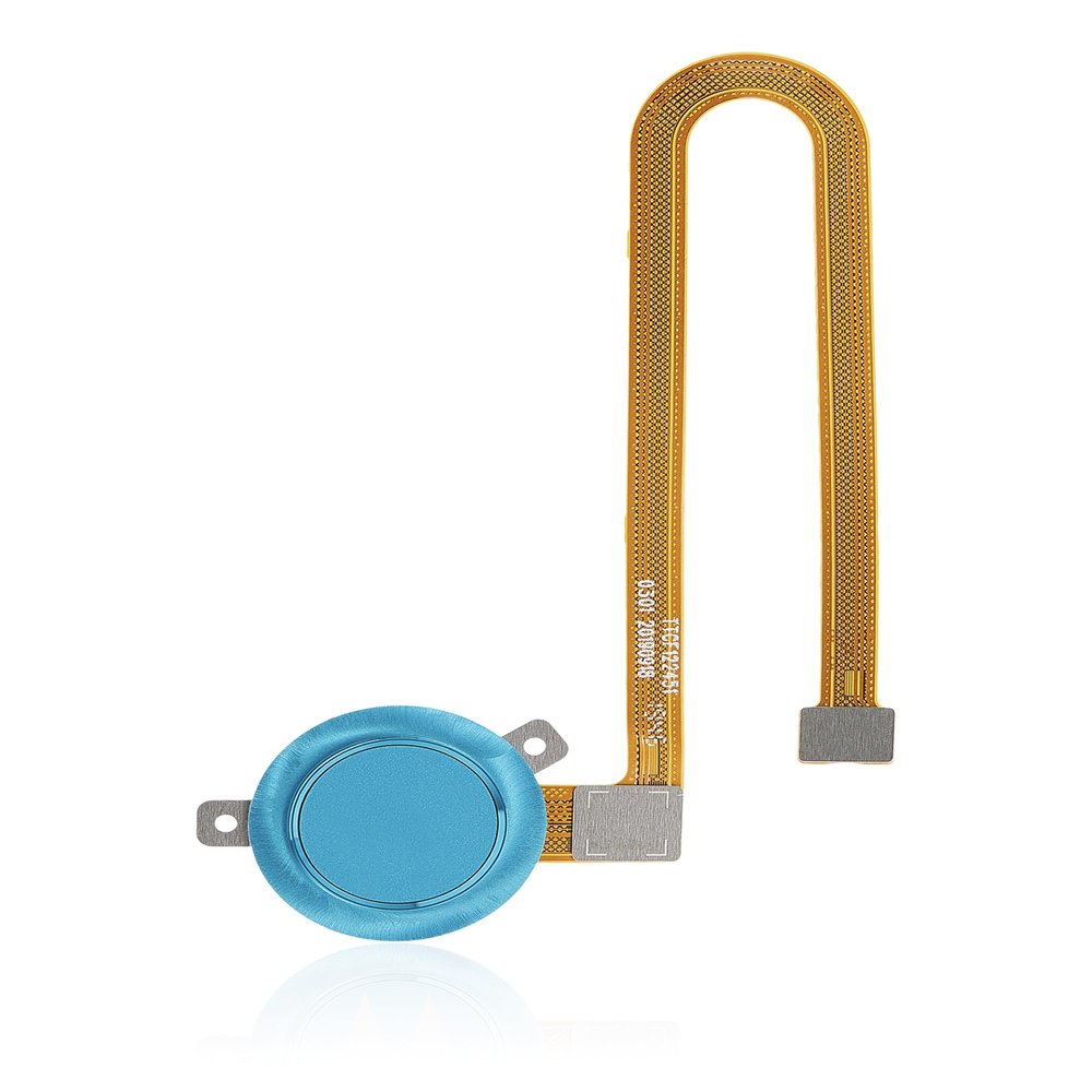 Best Shopper - Replacement Fingerprint Reader with Flex Cable Compatible for Motorola Moto G8 Power Lite (XT2055 / 2020) (Arctic Blue)