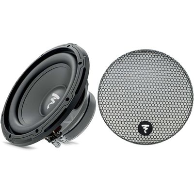 Focal SUB 10 Dual 10" Subwoofer, Dual 4-Ohm Voice Coil, 250W RMS - 500 W MAX and GR 10-10" Grille for Subwoofer Line