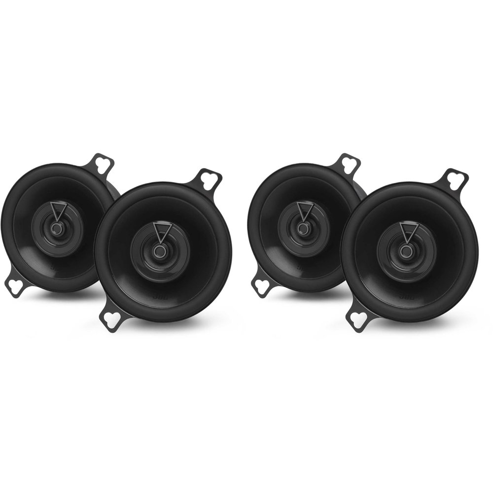 JBL 2-Pairs CLUB-34F Club Series 3.5" Two-Way Car Audio Speakers, Pair No Grill