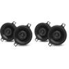 JBL 2-Pairs CLUB-34F Club Series 3.5" Two-Way Car Audio Speakers, Pair No Grill view 1