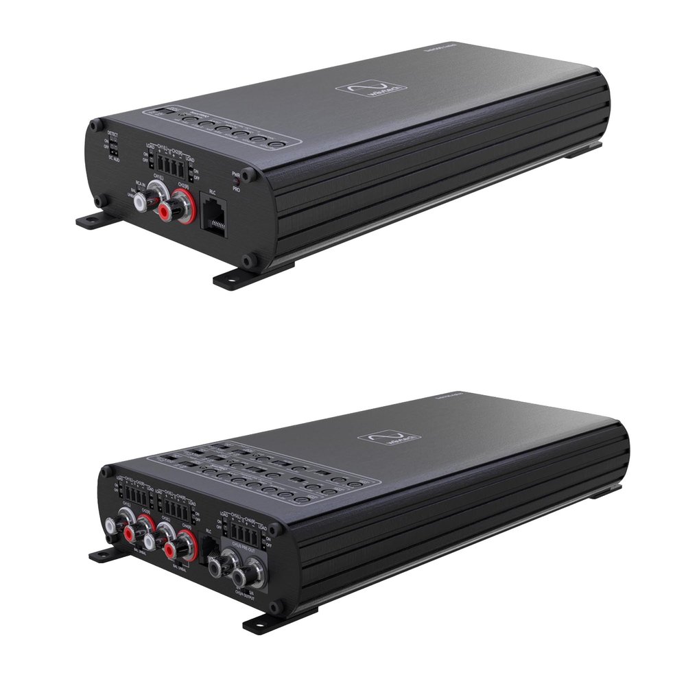 Wavtech Link700.4plus 700 Watt 4-Channel Amplifier, and Wavtech link500.1mini - 500 Watt Mono Amplifier