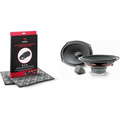 Focal ISU 690 6' x 9 Inch 2-Way Component Kit, RMS: 80W - MAX: 160W BAM Acoustic Insulation kit
