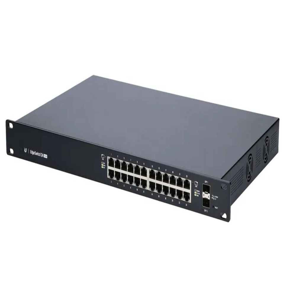 Ubiquiti EdgeSwitch ES-24-500W 24-Port Managed PoE+ Gigabit Switch (Renewed)