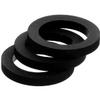 TINEASUR 3pcs Idler Pulley Belt for Cd Player and Cassette Tape Recorder Material Replacement Accessory for Various Recorders Precise Dimensions Easy to Install view 1
