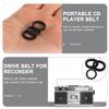 TINEASUR 3pcs Idler Pulley Belt for Cd Player and Cassette Tape Recorder Material Replacement Accessory for Various Recorders Precise Dimensions Easy to Install view 2