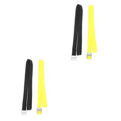 Toddmomy 4pcs Adjustable Heavy Duty Polyester Cargo Straps for Securing Luggage Motorcycles and Trucks Versatile Self-Locking Tie Down Straps