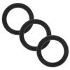 MOLUCKFU 3pcs Replacement Parts for Stereo Cassette Recorder Idler Pulley Belt Soft Rubber for Tape Machine Cd Player view 1