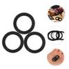 MOLUCKFU 3pcs Replacement Parts for Stereo Cassette Recorder Idler Pulley Belt Soft Rubber for Tape Machine Cd Player view 3