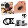 MOLUCKFU 3pcs Replacement Parts for Stereo Cassette Recorder Idler Pulley Belt Soft Rubber for Tape Machine Cd Player view 4