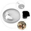 CAXUSD Speaker Holder Desktop Cord Organizer Bracket for Stand Cable Storage Slot White Easy to Install for Home Office Use view 3