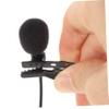 Alasum 2pcs Lavalier Microphone Clip Mic for Recording and Live Streaming Omnidirectional Mini Lapel Mic for Interviews and Camera Use view 3