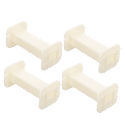 JEWEDECO 4pcs Speaker Coil Bobbin Rack for Diy Audio Setup White Durable Cord Organizer for Stage Speakers and Crossover Circuits