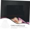 COOLHIYA Cable Concealer Kit Wall Cover for Cord Management Durable Cable Hider for Tv and Office Easy Installation Modern Design White for Homeowners and Renters view 4