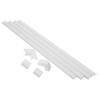 COOLHIYA 1set Cable Hider Wall Strip Wall-Mounted Cable for Tv Cords Easy Installation Neat and Tidy for view 1