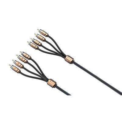 Diamond Audio HX46-6Ft Four Channel RCA Cable