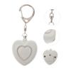 FELTECHELECTR Personal Alarm Keychain Heart-Shaped Led Security Alarm for Women Compact Self- Device Loud Siren Emergency Keychain for view 3