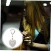 FELTECHELECTR Personal Alarm Keychain Heart-Shaped Led Security Alarm for Women Compact Self- Device Loud Siren Emergency Keychain for view 4