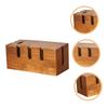 WHAMVOX Cable Organizer Box Wooden Power Cord Cover Cable Management Box for Modern Home Office view 2