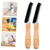 SKISUNO 2pcs Multi-Functional Stiff Bristle Cleaning Brush Hard Bristle Crevice Brush Window Gap Scrubber for Home view 3