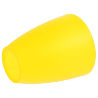 WOONEKY Modern Minimalist Plastic Lampshade for Hanging Wall and Ceiling Lights Vibrant Yellow Design Easy Installation Home Decor Accessory