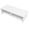 CIYODO Desktop Monitor Riser for Laptop Ergonomic Computer Stand with Extra Storage Space Sturdy White Design for Home Office Organization and Comfort view 1