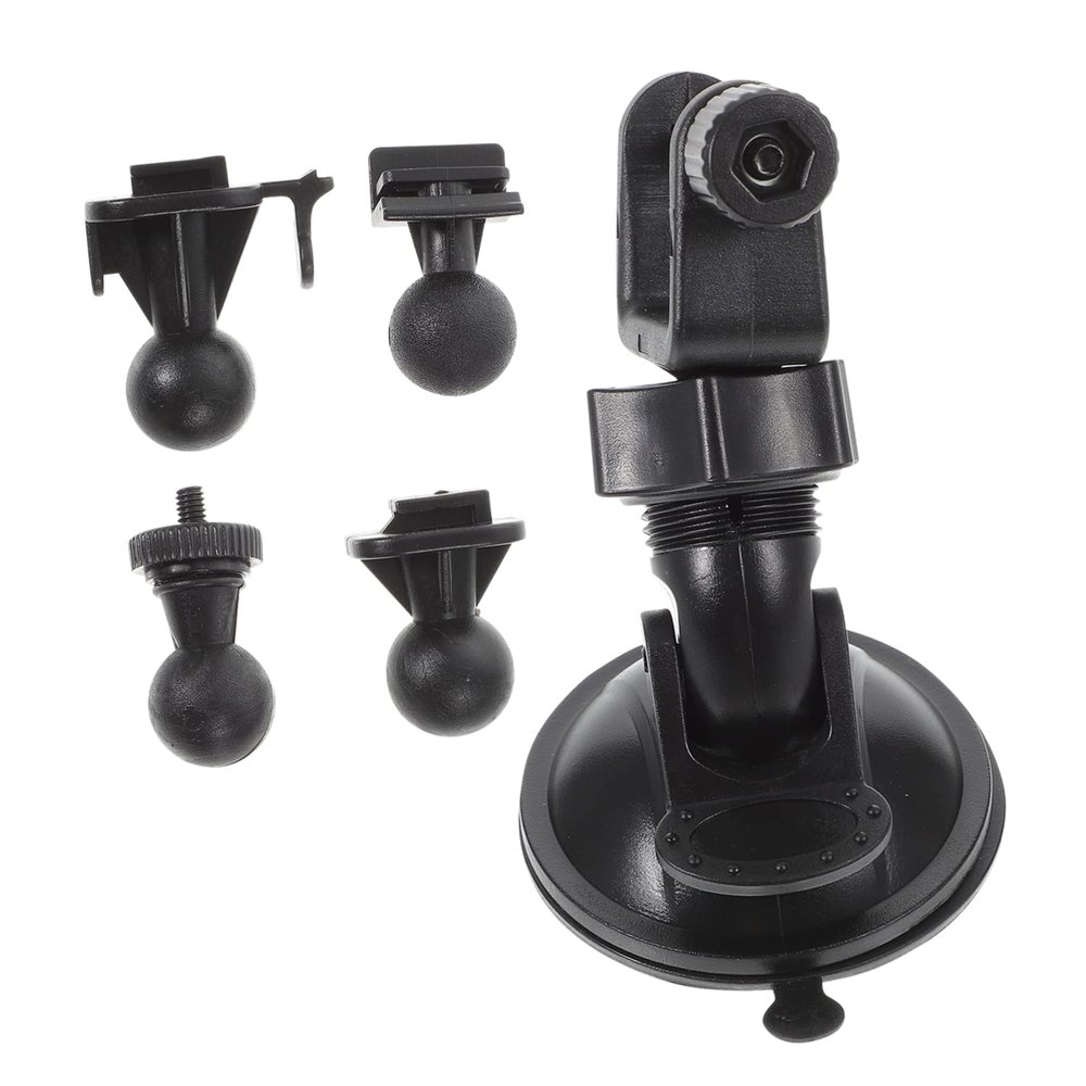 CIYODO 1set Dash Cam Suction Mount Ball Adapter for Car Dvr Compatible Dash Cameras and Digital Devices Easy Installation Accessory Set