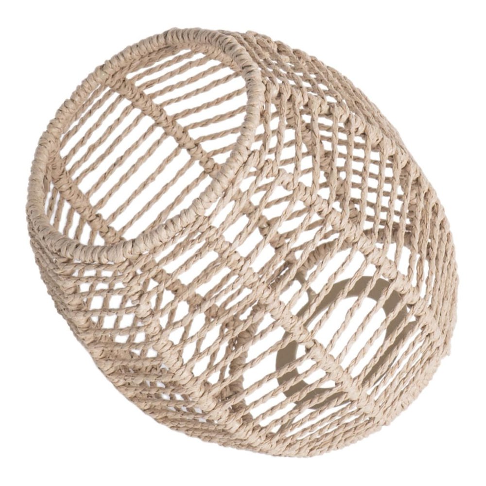 WOONEKY Natural Material Lampshade Ceiling Lamp Lampshade Weaving Lamp Shade Home Decor