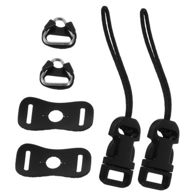 BRIGHTFUFU 1set Camera Strap Connectors Lug Rings Split Rings and Strap Covers for Dslr Versatile Camera Lanyard Attachment Kit for Travel and Outdoor Use