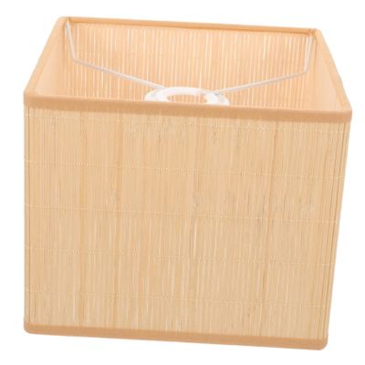 Bamboo Pendant Light Lampshade Iron Frame for E27 E14