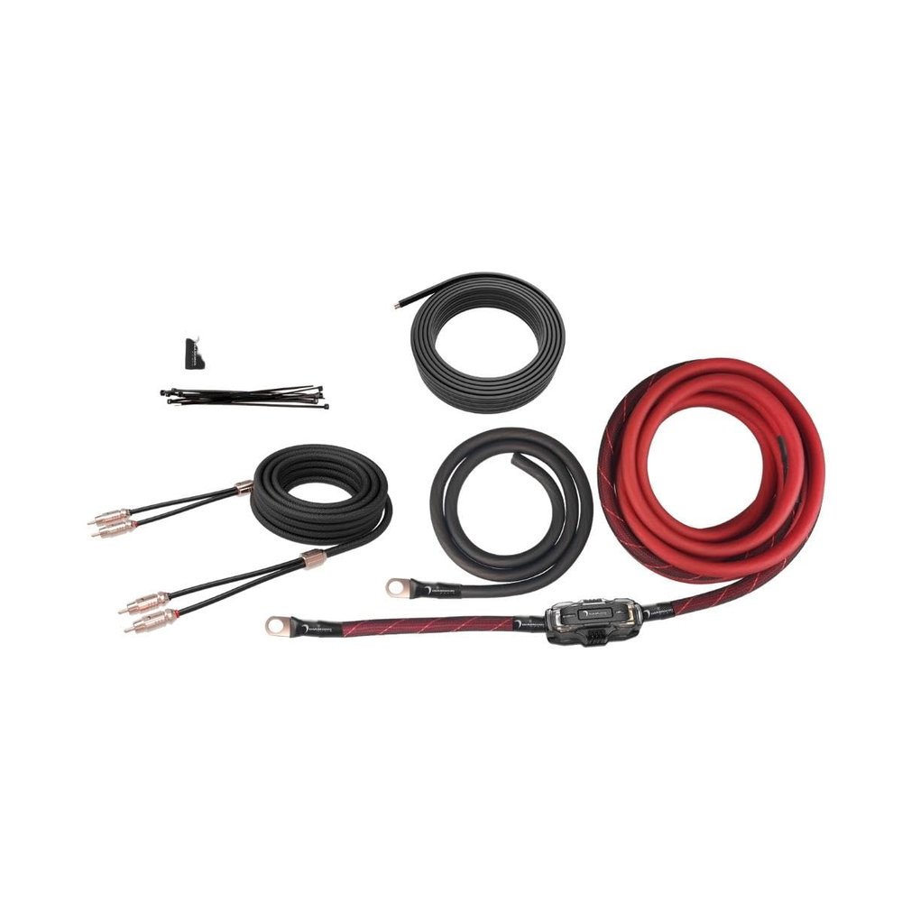 Diamond Audio HX02 - Amplifier Installation Kit W/RCA Interconnect and 20 ft Speaker Cable 2-Channel 0 Gauge
