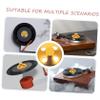 jojofuny Vinyl Turntable Weight Stabilizer Aluminum Alloy Record Clamp for Reduced Enhanced Audio Quality and Record for Vinyl Players view 2