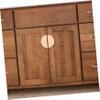 BUGUUYO Elegant Wooden Door Handles Cabinet Pulls Replacement Knobs for Furniture Handle Accessory view 3