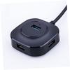 ARTIBETTER Compact USB Hub 4 USB c 3.0 Ports Fast 480mbps Transfer for Phones Tablets Silver Travel-Friendly view 2