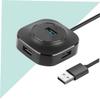 ARTIBETTER Compact USB Hub 4 USB c 3.0 Ports Fast 480mbps Transfer for Phones Tablets Silver Travel-Friendly view 4