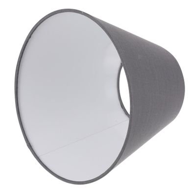 GRIRIW Chic Cloth Lamp Gray Fabric Light Cover for Home Stylish Lampshade for Table and Floor Lamps Housewarming Easy to Use and