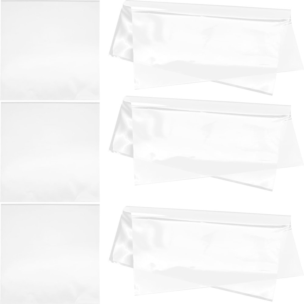 Cabilock 30pcs Vinyl Record Sleeves OPP Self-Adhesive Outer Covers for Record Protection Safeguard Album Artwork from Scratches and Liquids for Vinyl Collectors