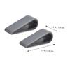 ARTIBETTER 4pcs Adjustable Laptop Riser Stand for Cooling Ergonomic Heightening Support Holder Compatible with MacBook Notebook and Tablets White Black view 2