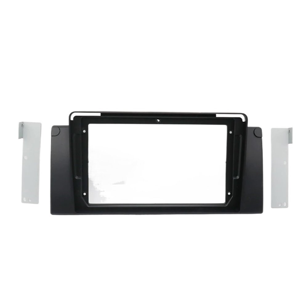 AYYDXRK Car Stereo 9" Big Screen Fascia Frame Adapter Compatible with X5/E53/E39 2Din DVD Player Dash Audio Fitting Panel Frame Kit Install Mount Kit(Only Frame)
