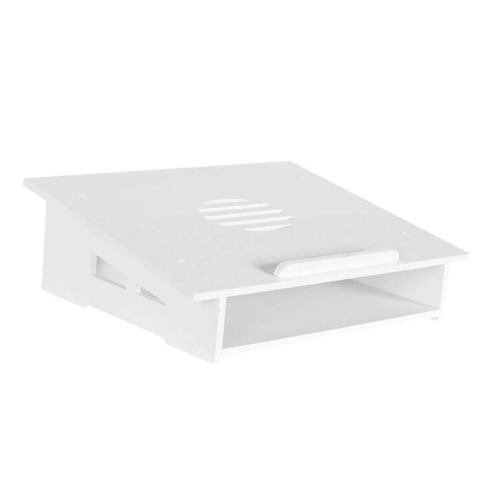 ARTIBETTER 1pc Laptop Cooling Stand Computer Display Rack Ergonomic Holder for Desk Use Space-Saving Storage White Small
