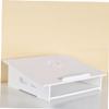 ARTIBETTER 1pc Laptop Cooling Stand Computer Display Rack Ergonomic Holder for Desk Use Space-Saving Storage White Small view 4