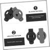 ARTIBETTER 2pcs Holder for Dogs Tracer Protective Cover Dog Bone Pattern GPS Collar Accessory Grey view 2