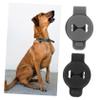 ARTIBETTER 2pcs Holder for Dogs Tracer Protective Cover Dog Bone Pattern GPS Collar Accessory Grey view 4