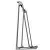 ARTIBETTER Aluminum Alloy Laptop Stand Portable Notebook Holder with Cooling Design Ergonomic Desktop Riser for Enhanced Heat Dissipation and Space-Saving Storage Gray