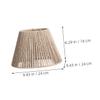 MERRYHAPY Rustic Woven Lampshade for Chandelier and Ceiling Lights Vintage Decorative Light for Home Decor for Dining and Living Spaces view 4