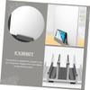 LIFKICH Silicone Alloy Laptop Riser Vertical Tablet Stand for Desk Easy to Use Gray view 2