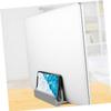 LIFKICH Silicone Alloy Laptop Riser Vertical Tablet Stand for Desk Easy to Use Gray view 3