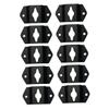 ARTIBETTER 10pcs Small Speaker Hook Corner Connector Bracket Wall Mount Bracket for Surround Speaker Hanger Hook Iron Plate Mount Accessory view 1